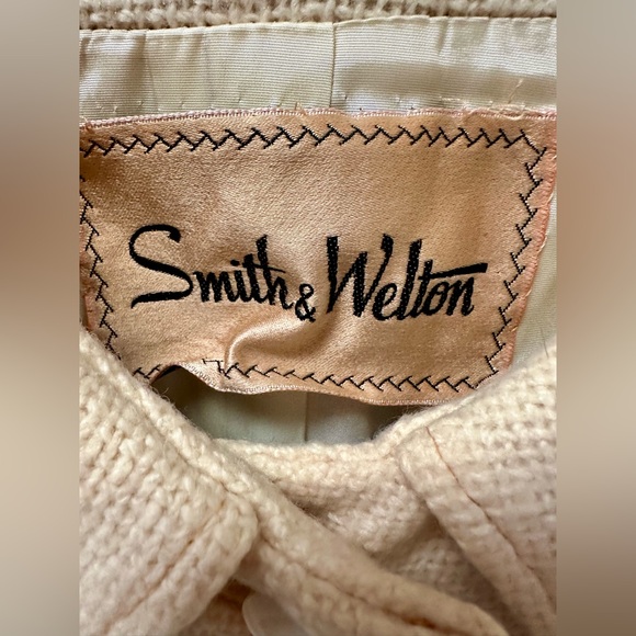 SMITH & WELTON VINTAGE BOUCLE WOOL DRESS COAT CLASSIC OLD MONEY PREPPY FALL CITY - Picture 4 of 9